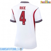 Camisa de time de futebol Inglaterra Declan Rice #4 Replicas 1º Equipamento Feminina Mundo 2026 Manga Curta